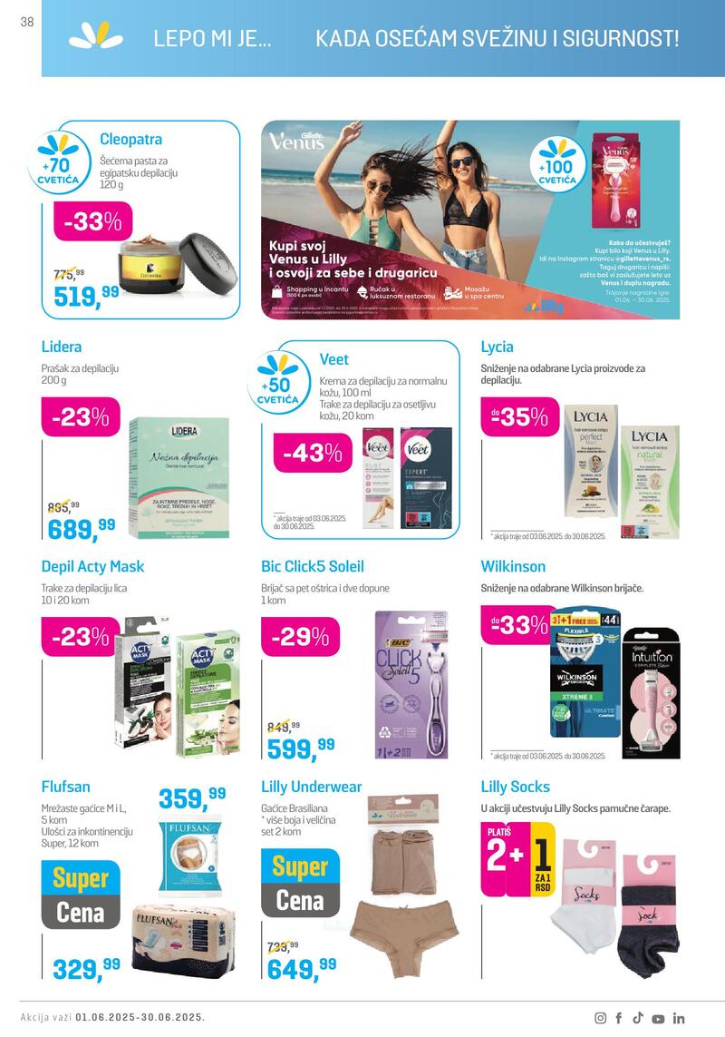 Lilly Drogerie katalog akcija