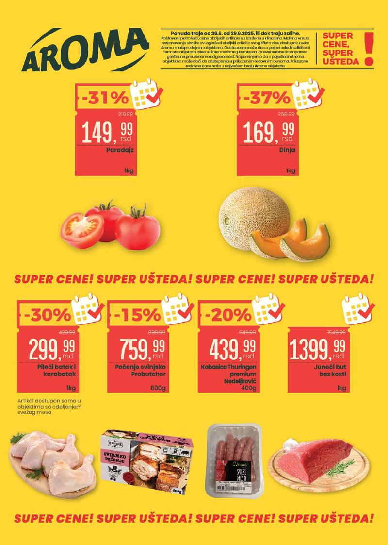 Aroma Market katalog vikend akcija