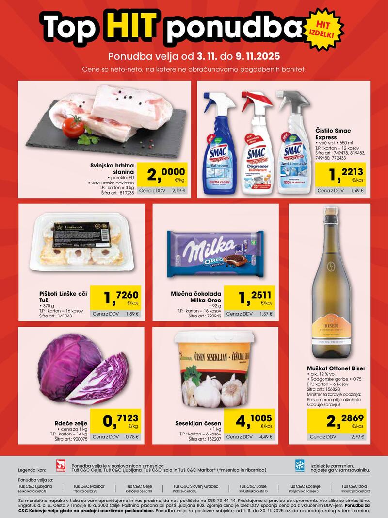 Tuš Cash & Carry trgovec