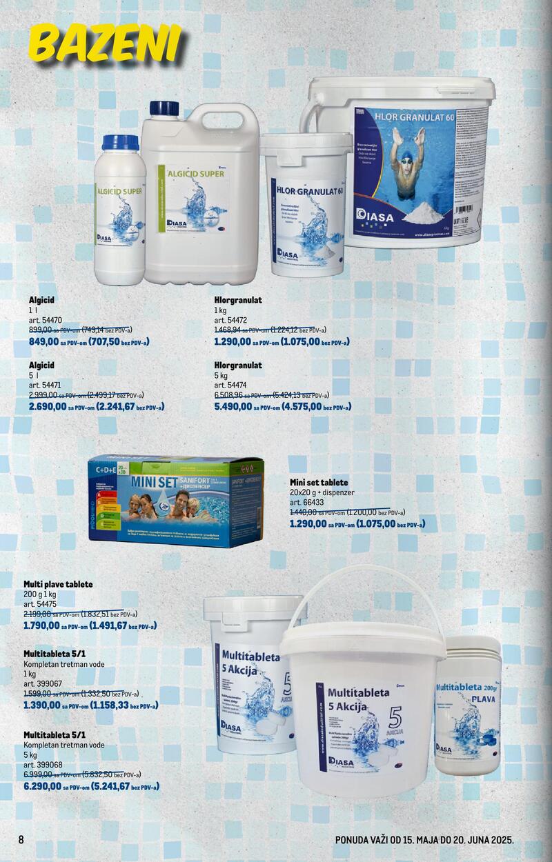Metro katalog bazeni