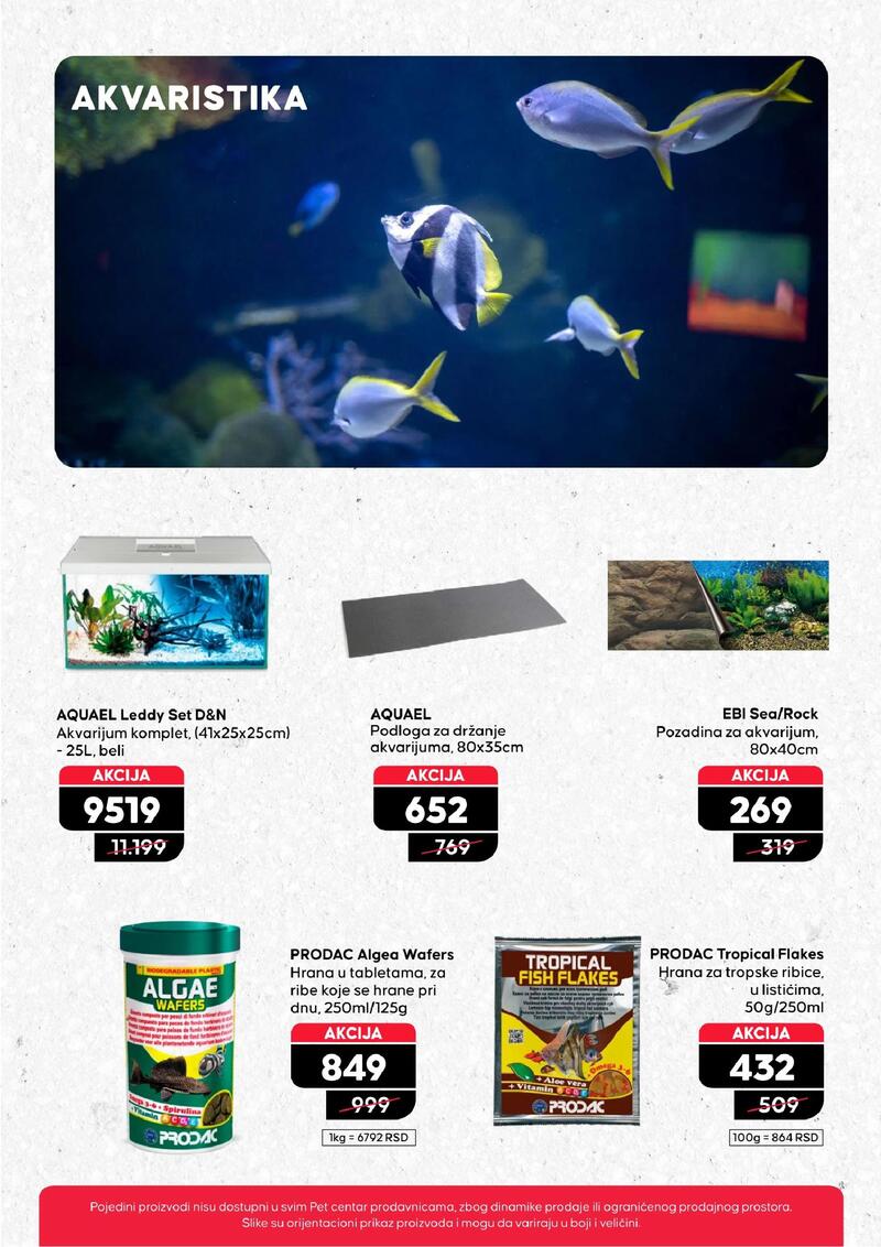 Pet centar akcijski katalog