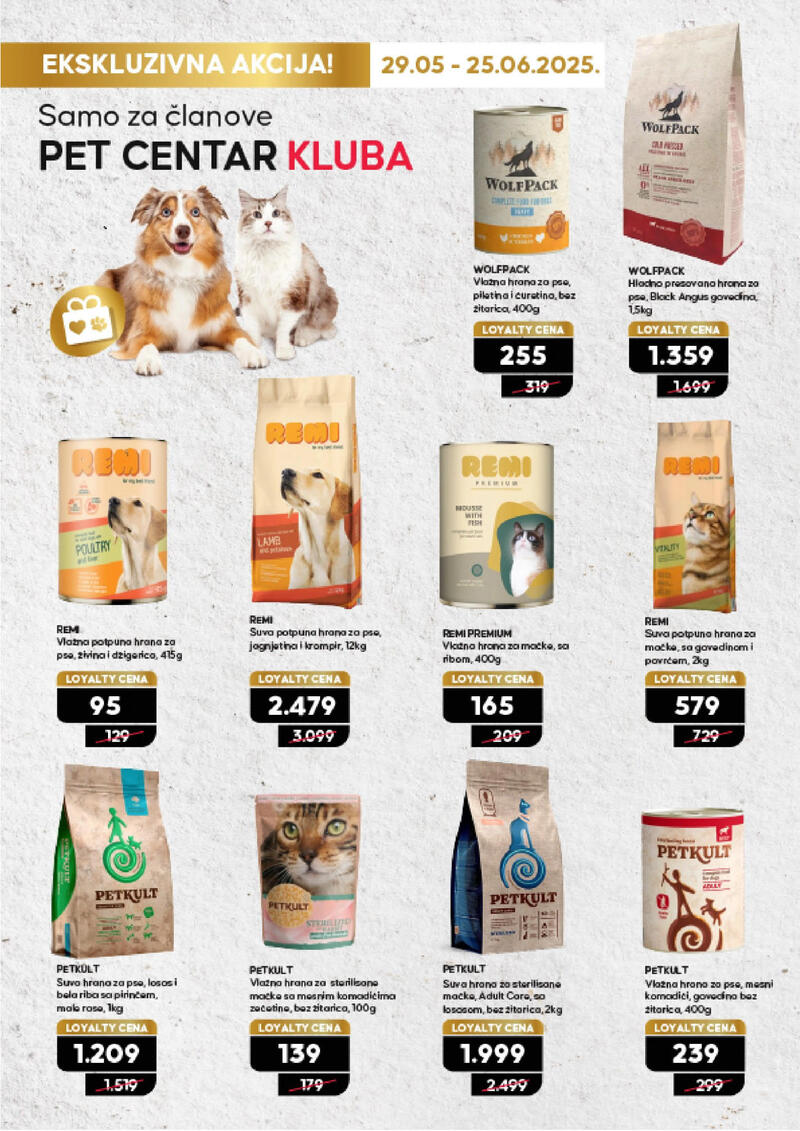 Pet centar akcijski katalog