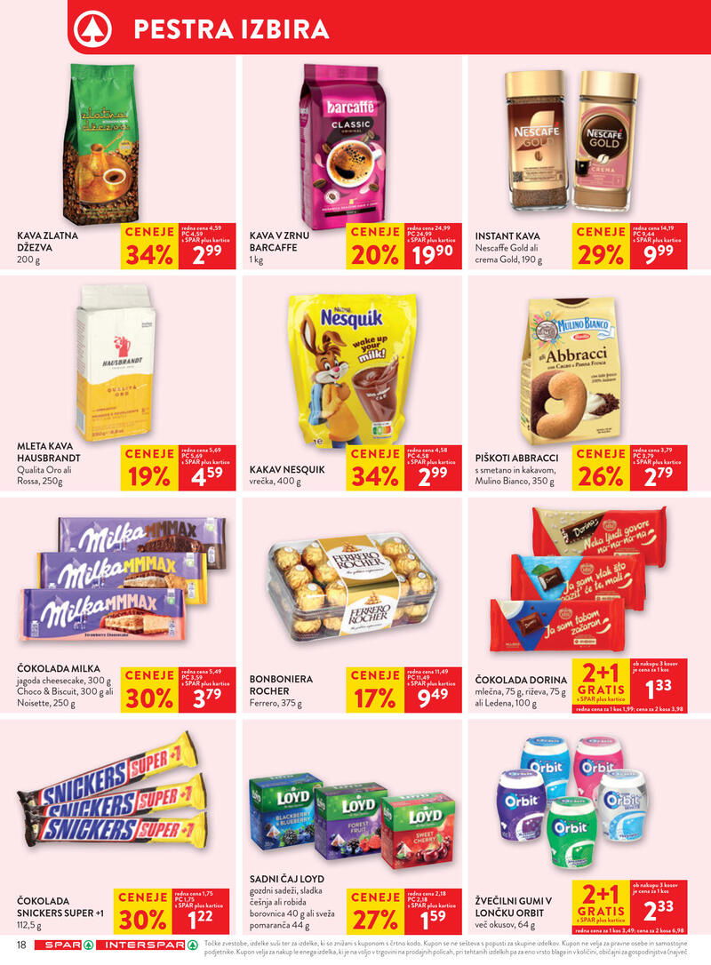 Spar redni katalog