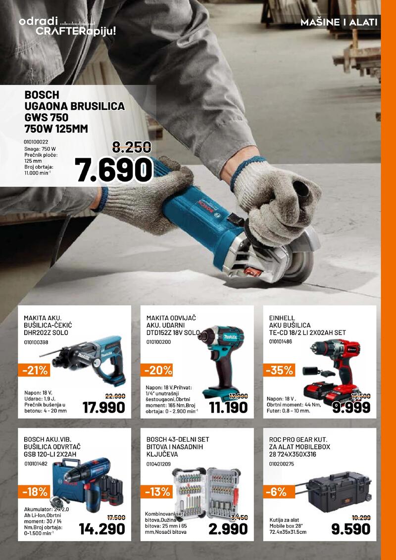 Crafter akcijski katalog