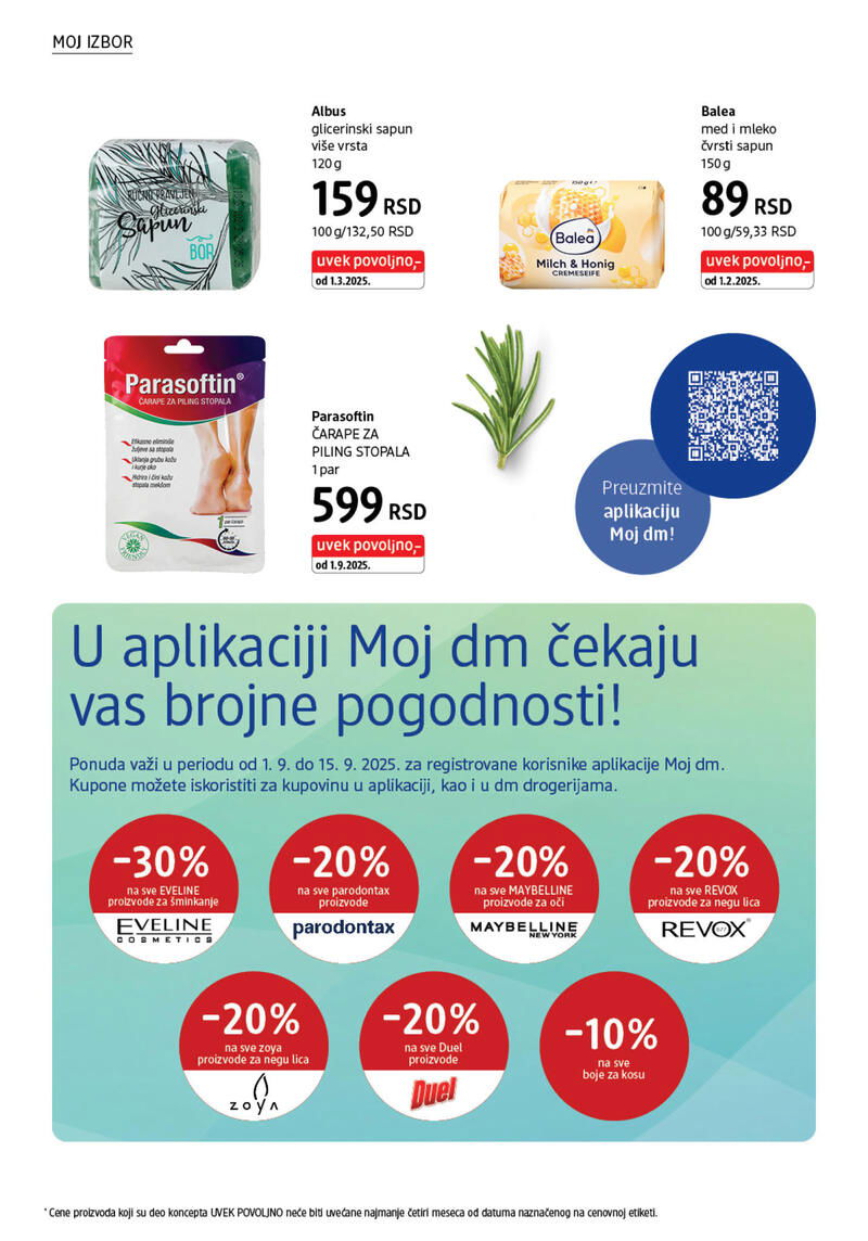 DM Drogerie katalog akcija