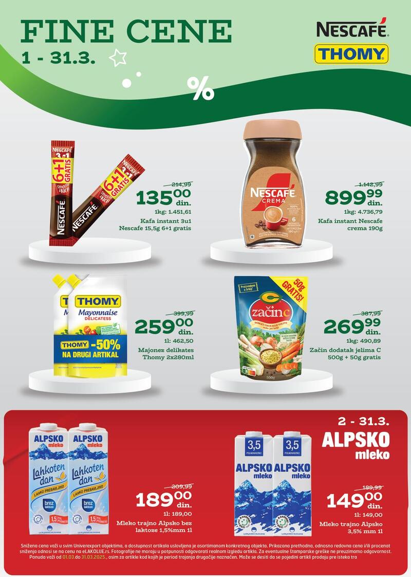 Univerexport akcija