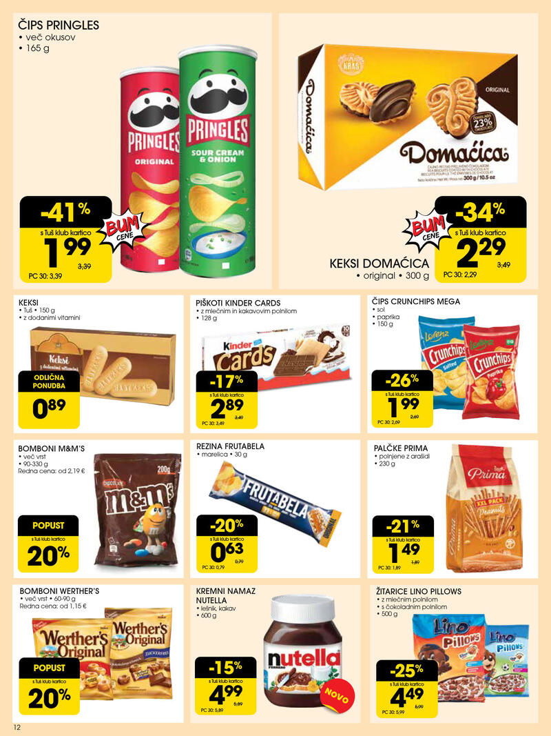 Tuš redni katalog