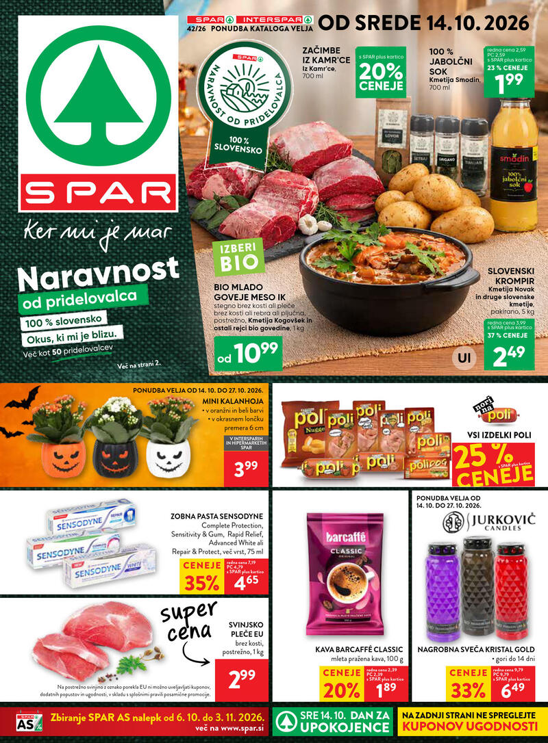 Spar katalog akcija Tedenska akcija