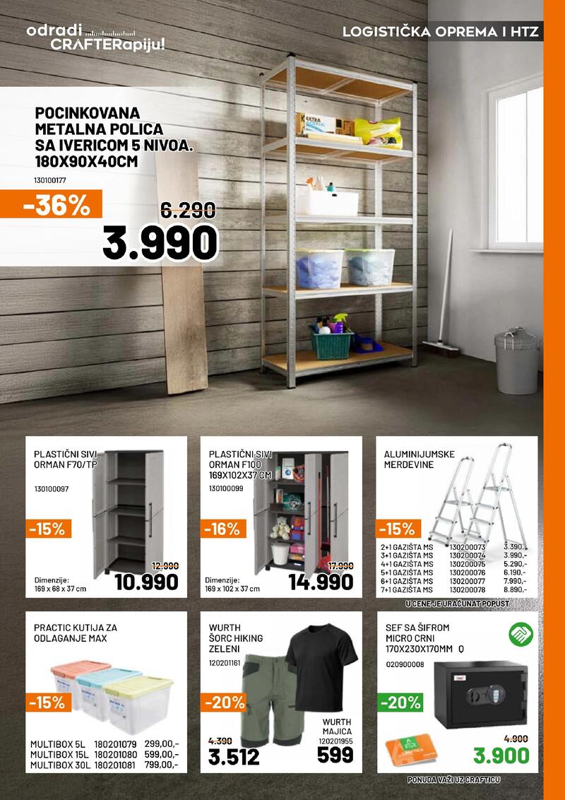 Crafter akcijski katalog