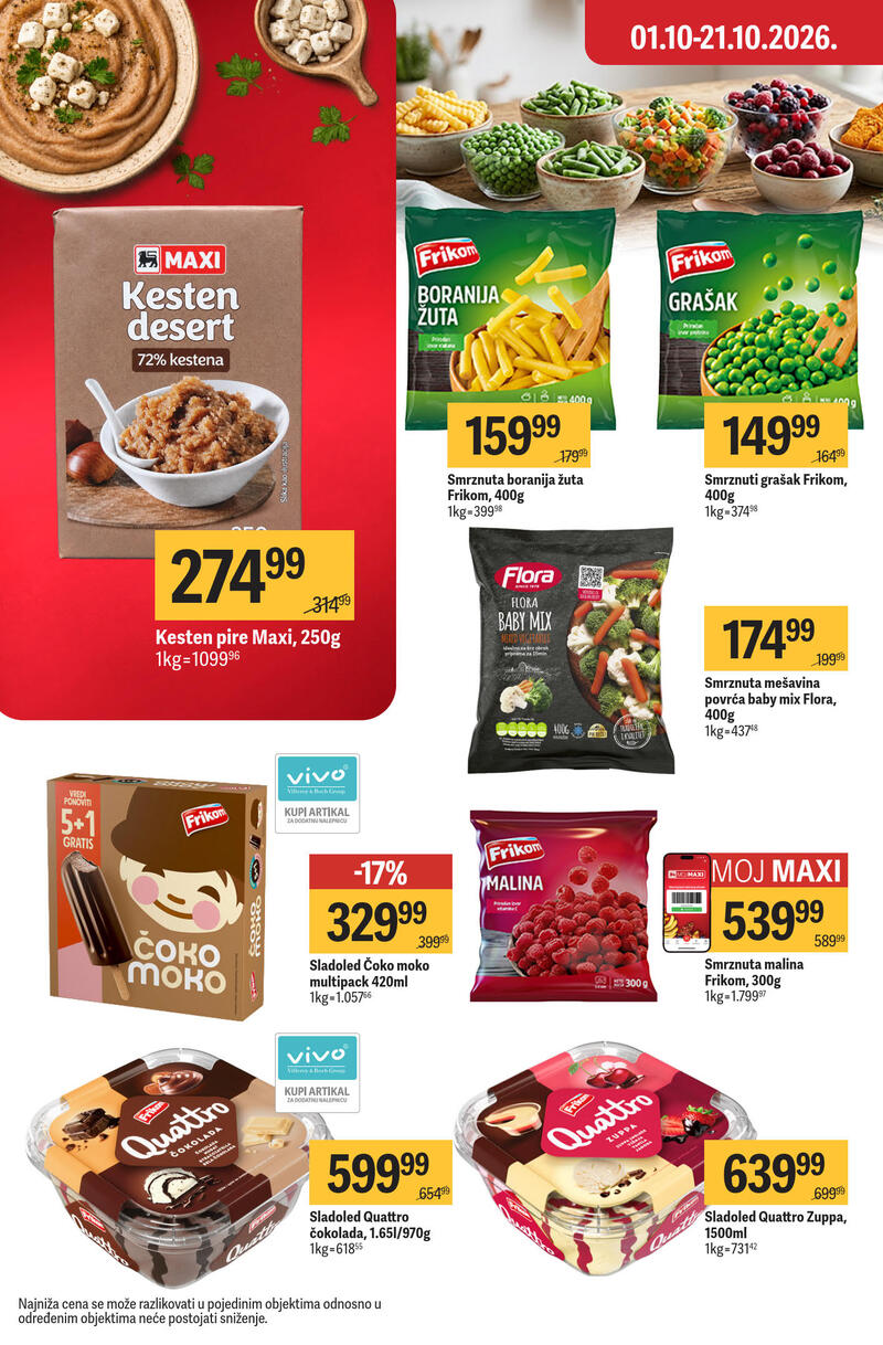 Maxi katalog – Nedeljna akcija