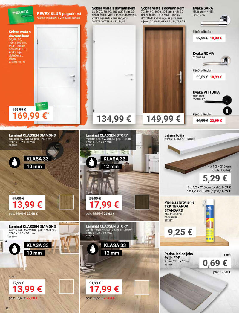 Pevex kataloška akcija