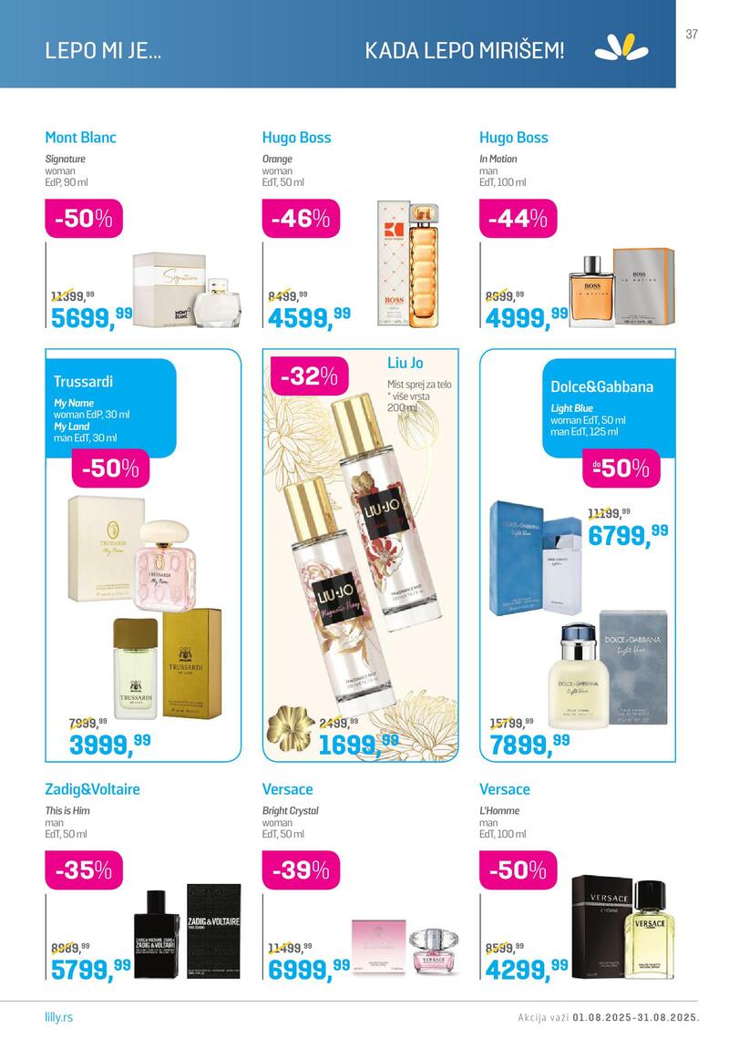 Lilly Drogerie katalog akcija