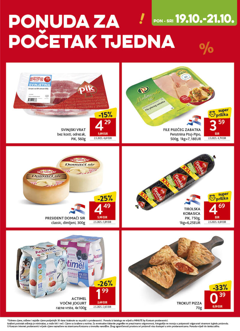 Konzum katalog - Tjedna akcija