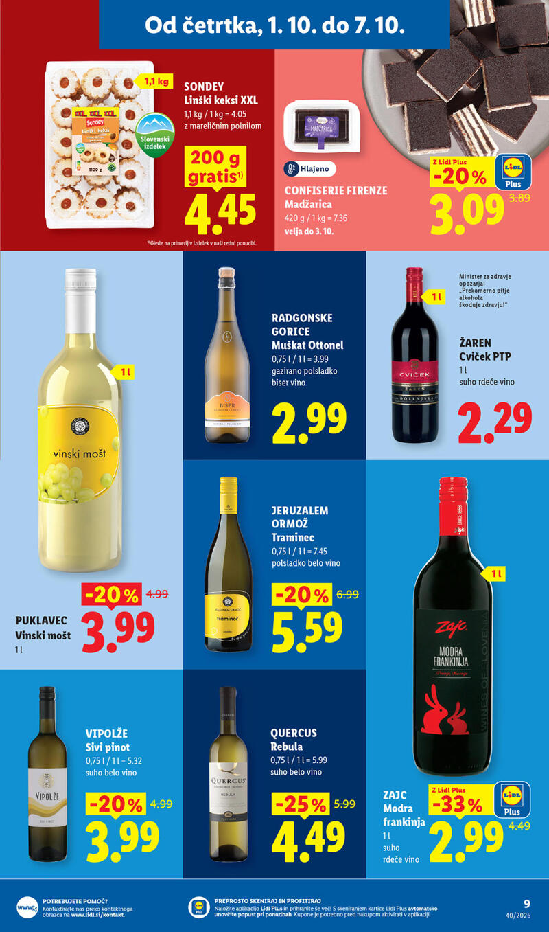 Lidl katalog - Tedenska akcija
