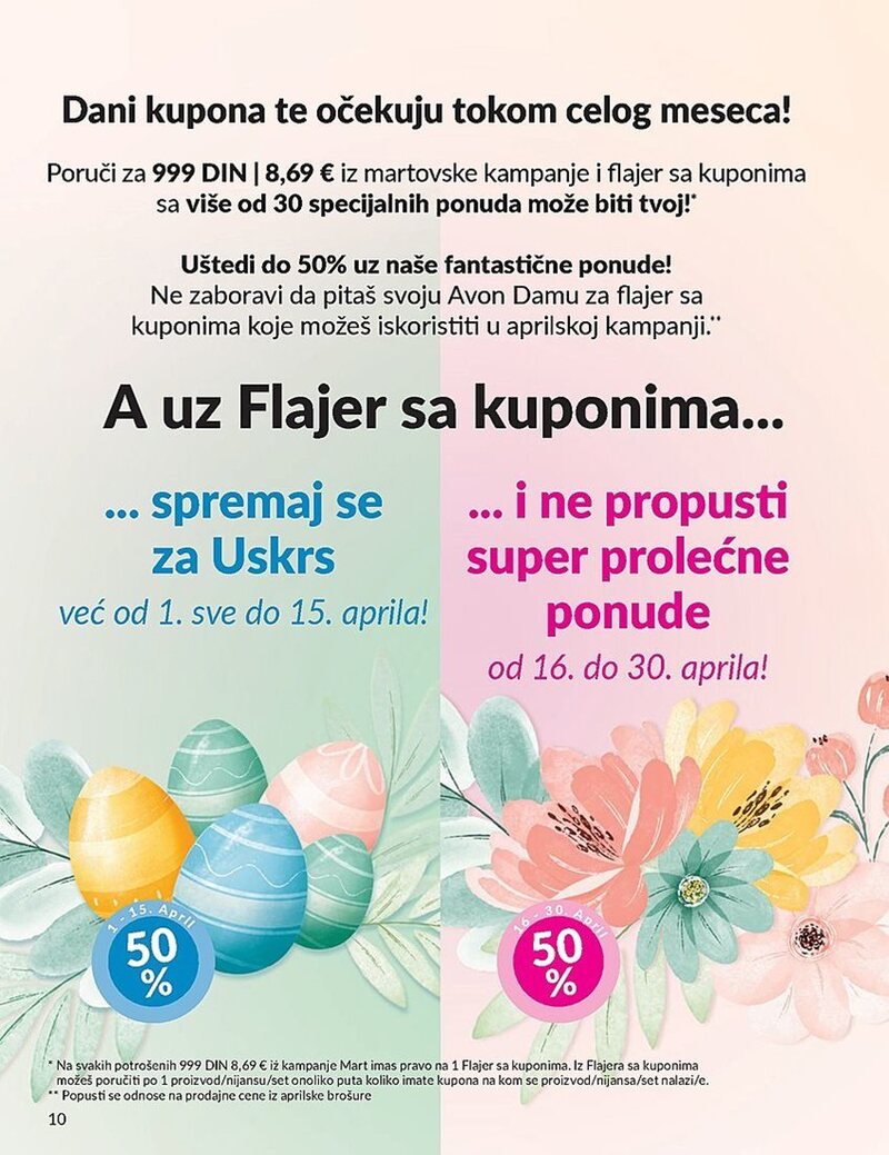 Avon katalog akcija