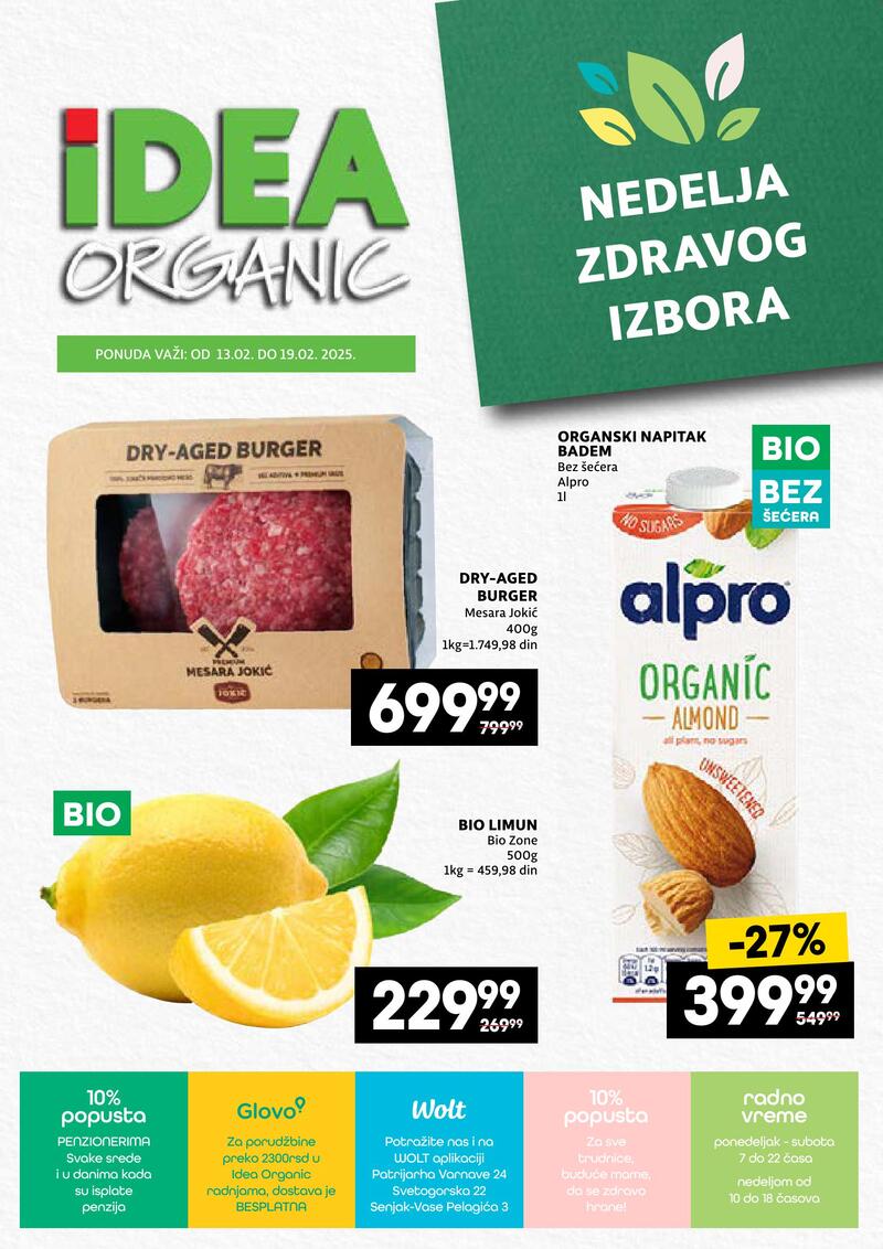 Idea organic - nedelja zdravlja