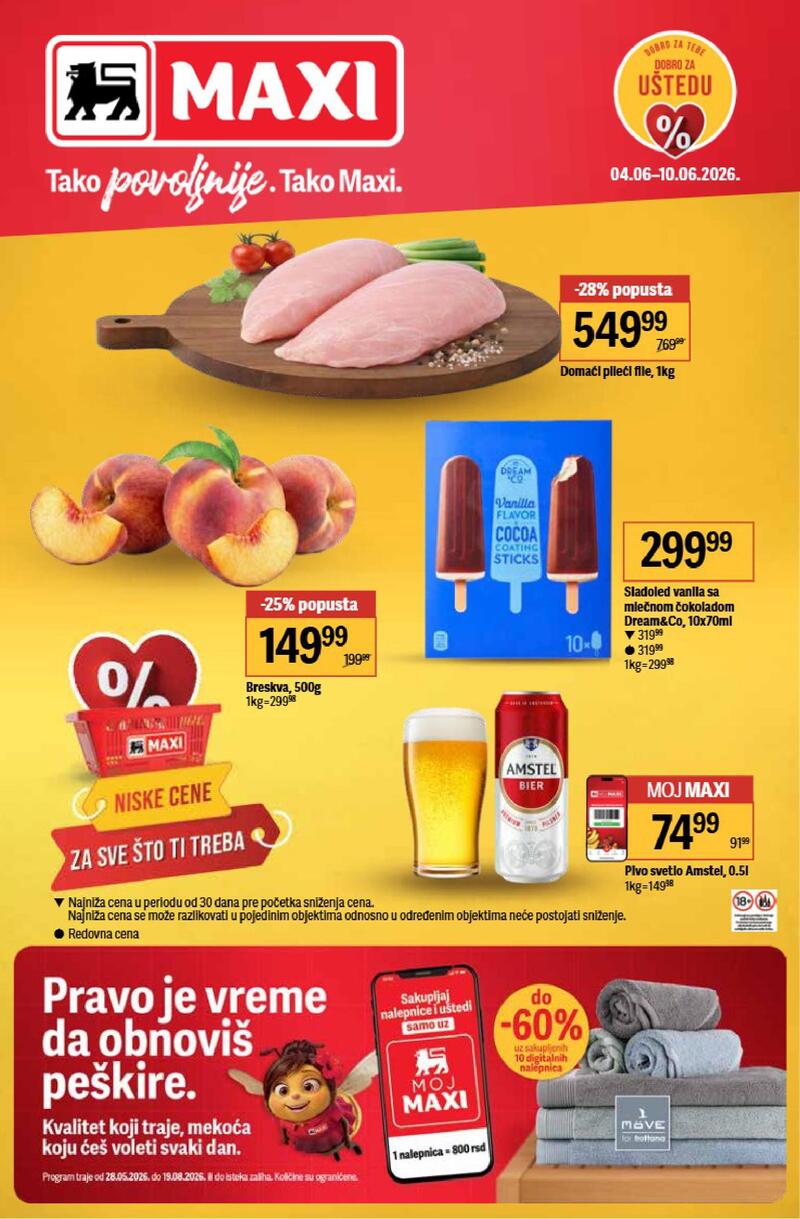 Maxi katalog akcija Nedeljna akcija