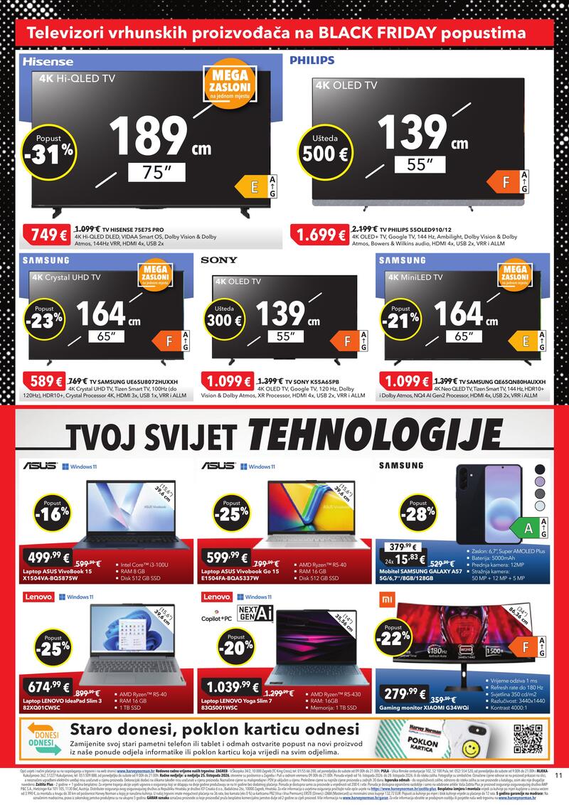 Harvey Norman katalog - Rane Black Friday uštede