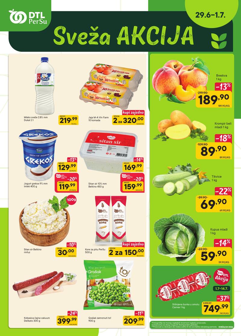 PerSu katalog akcija Sveža akcija