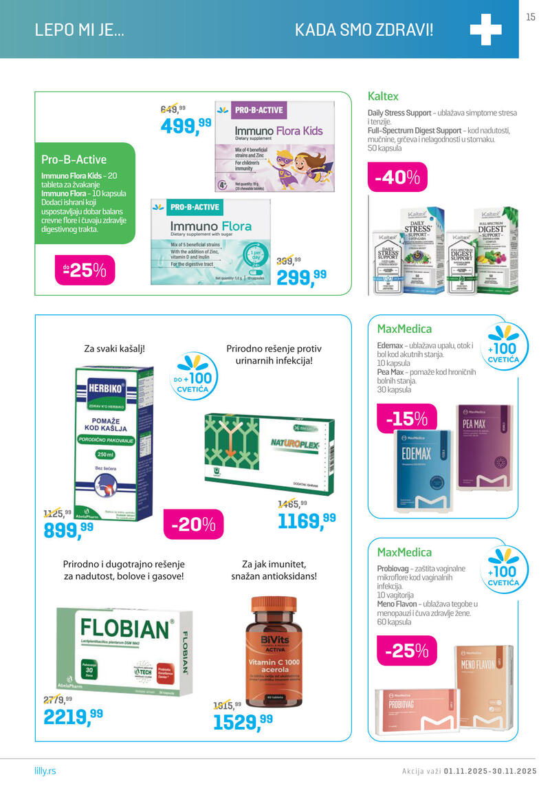 Lilly Drogerie katalog akcija