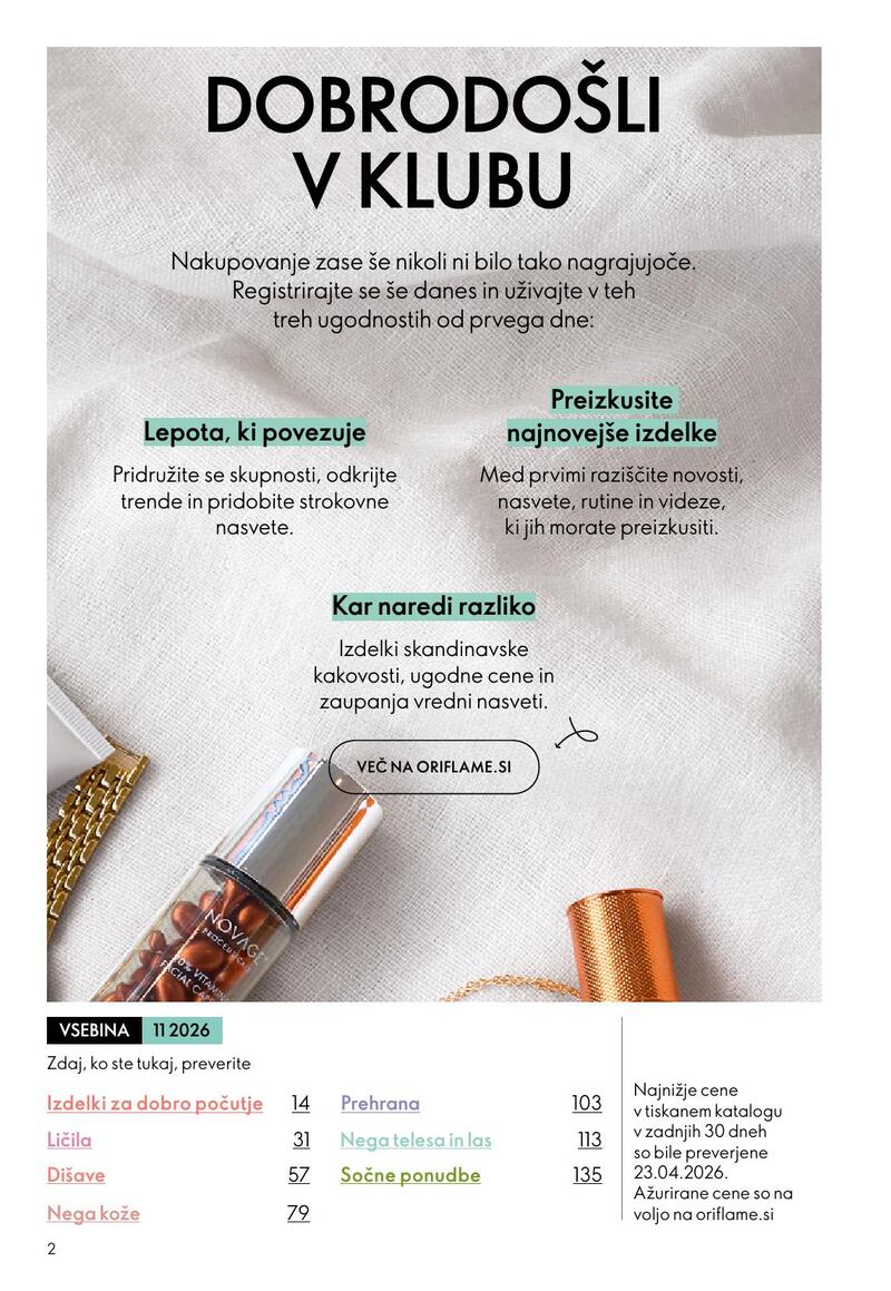 Oriflame redni katalog