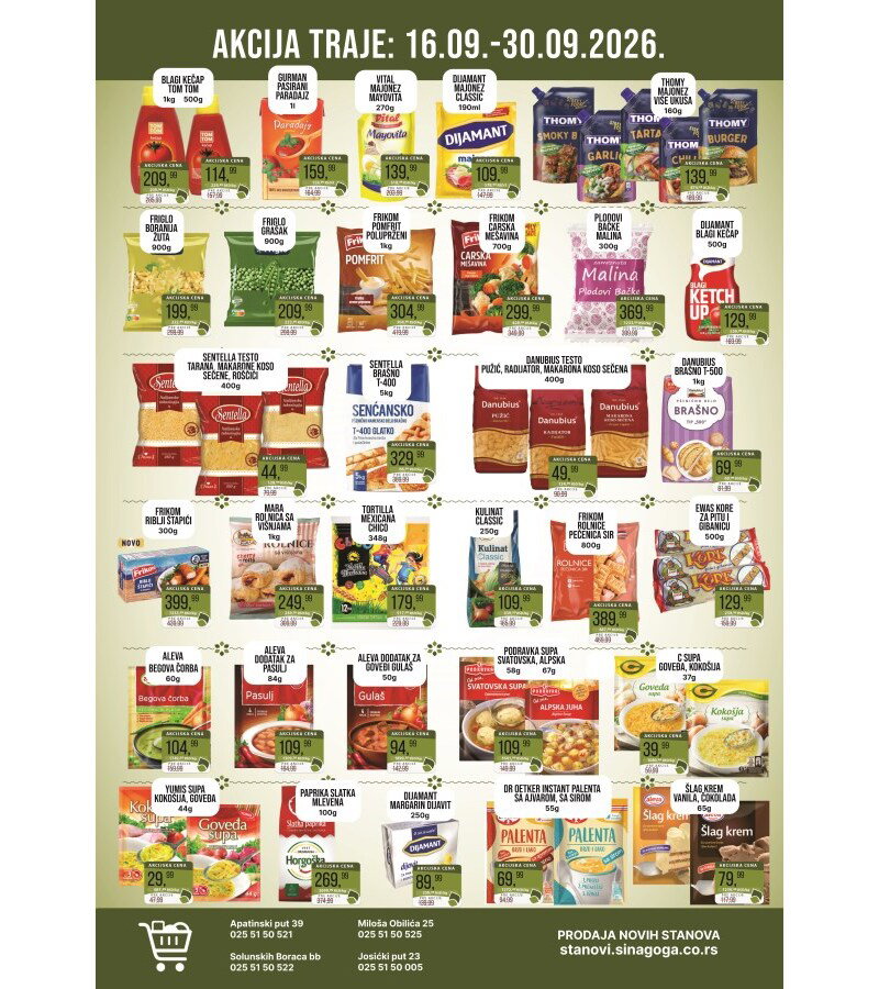 Sinagoga katalog akcija