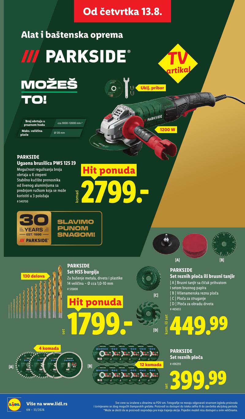 Lidl katalog akcija
