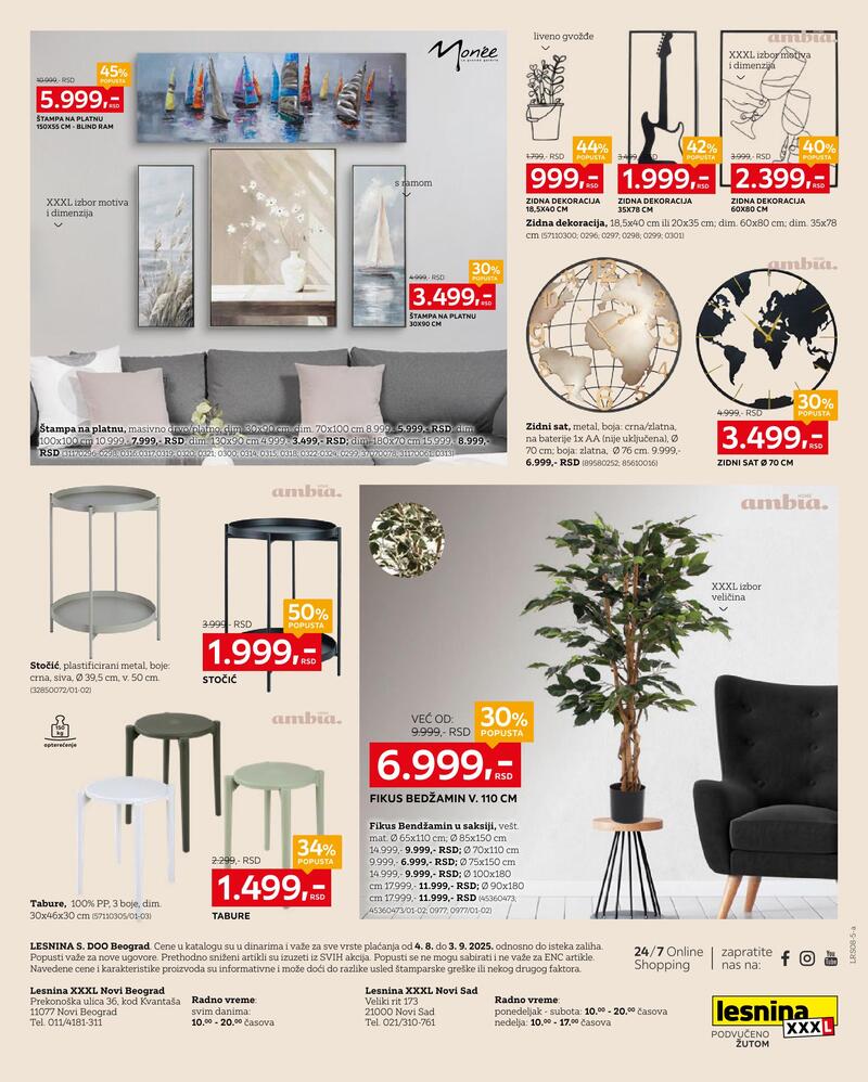 Lesnina XXXL katalog akcija