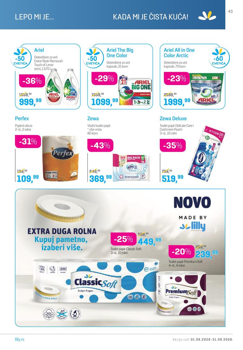 Lilly Drogerie katalog akcija