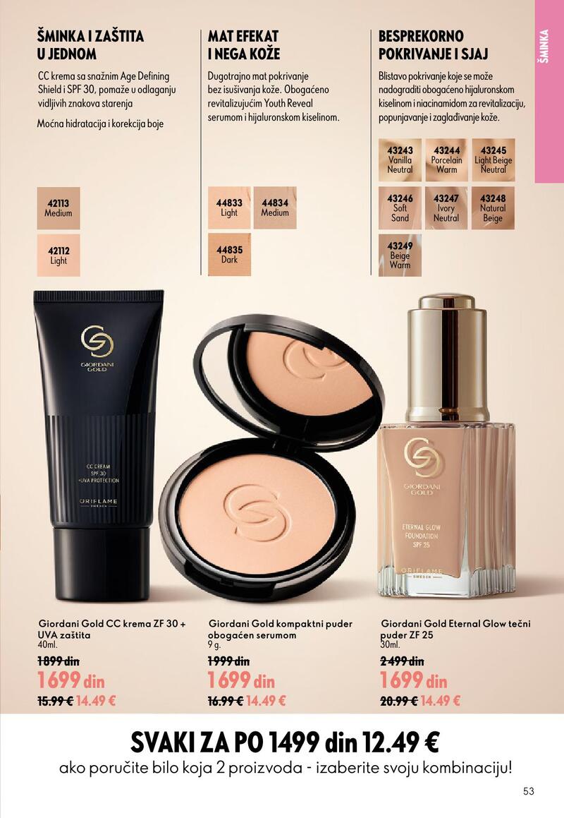 Oriflame katalog akcija
