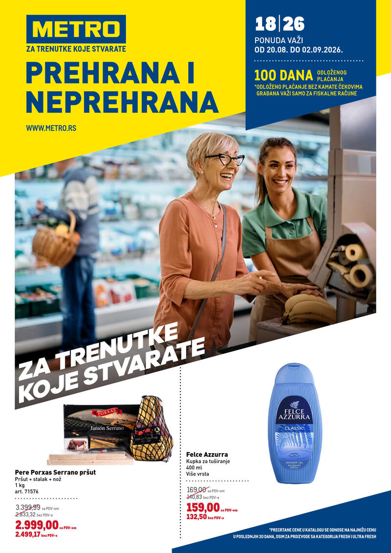 Metro katalog akcija Metro prehrana