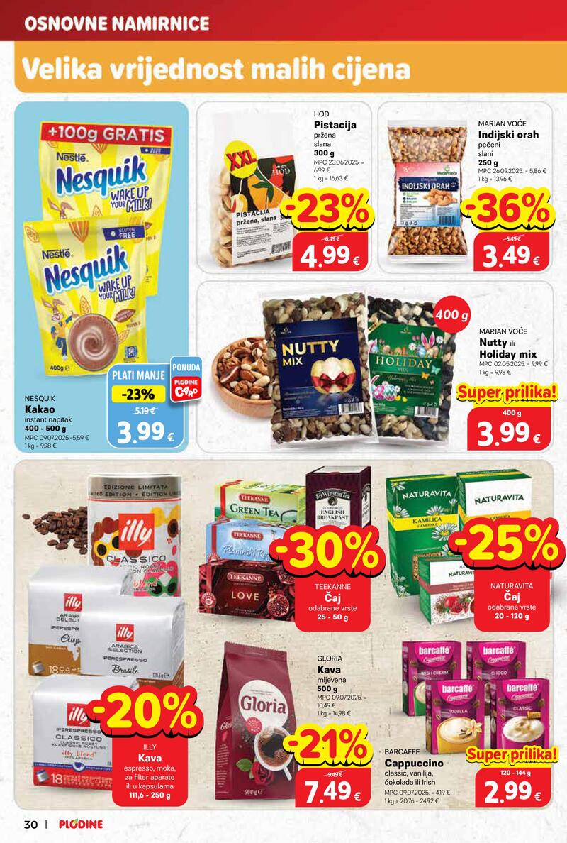 Plodine kataloška akcija