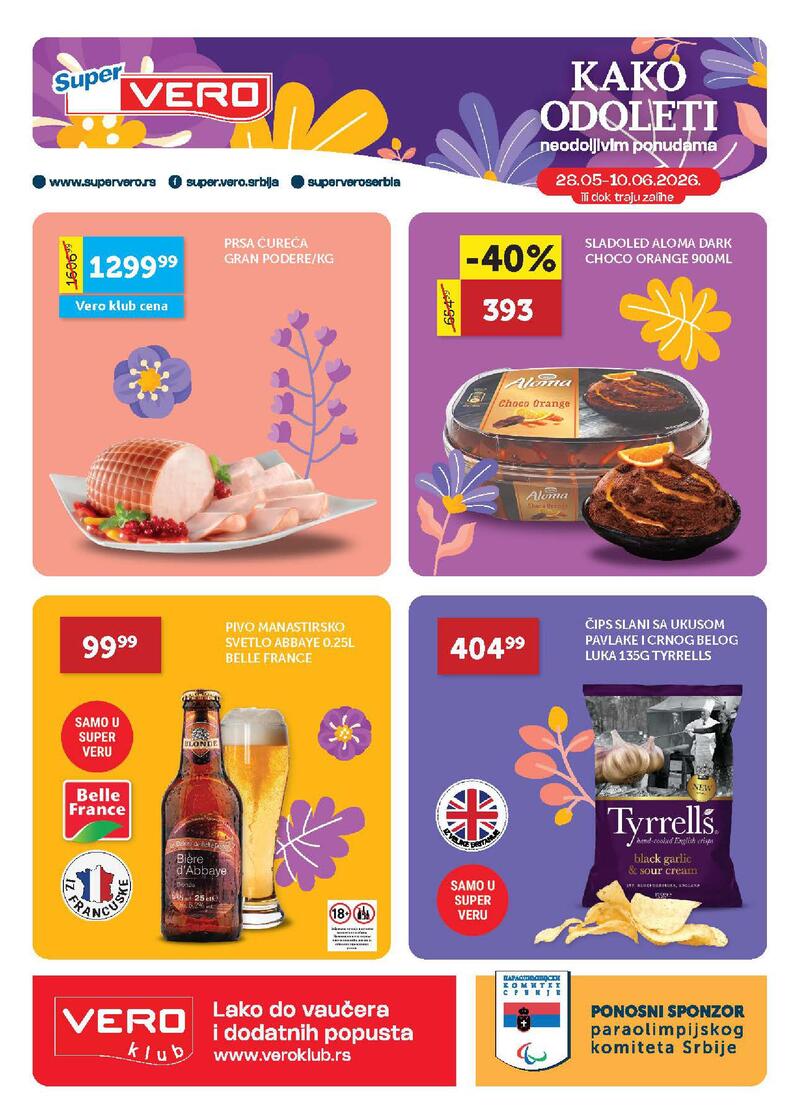 Super Vero katalog akcija Katalog hrana