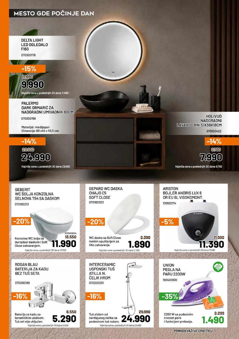 Crafter akcijski katalog
