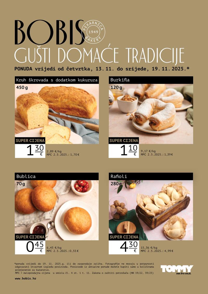 Tommy Bobis super ponuda