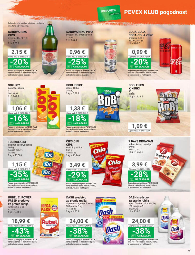 Pevex katalog - Mjesečna akcija