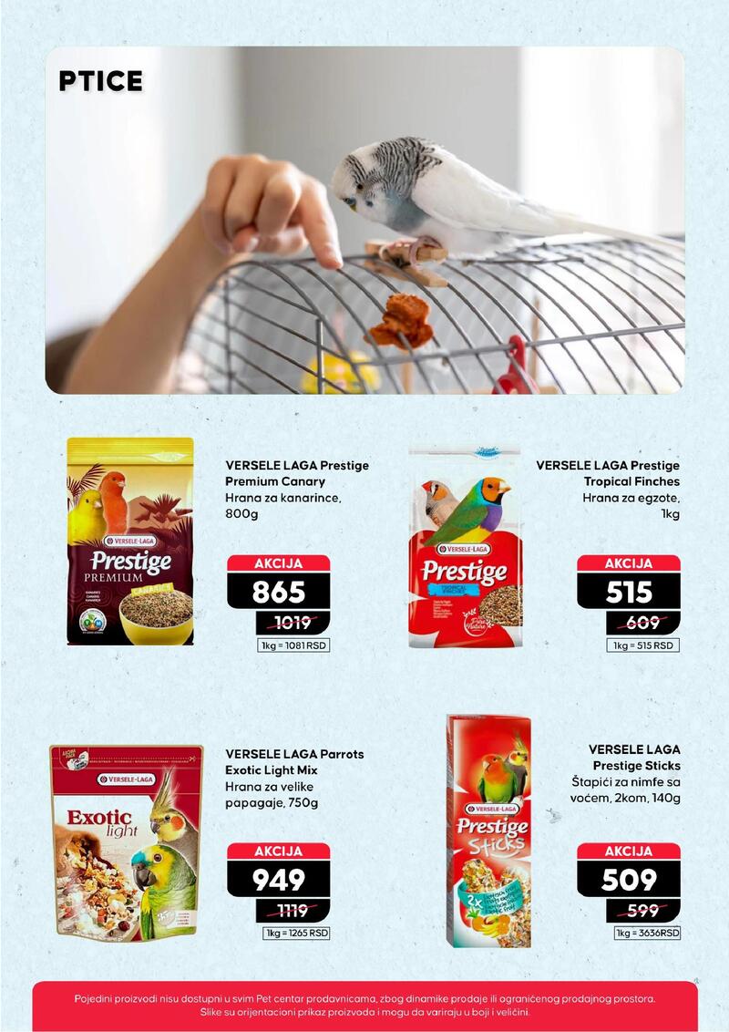 Pet centar akcijski katalog