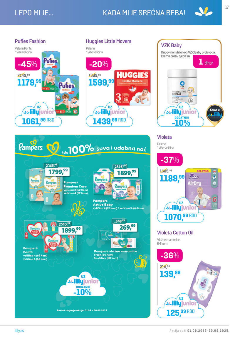 Lilly Drogerie katalog akcija
