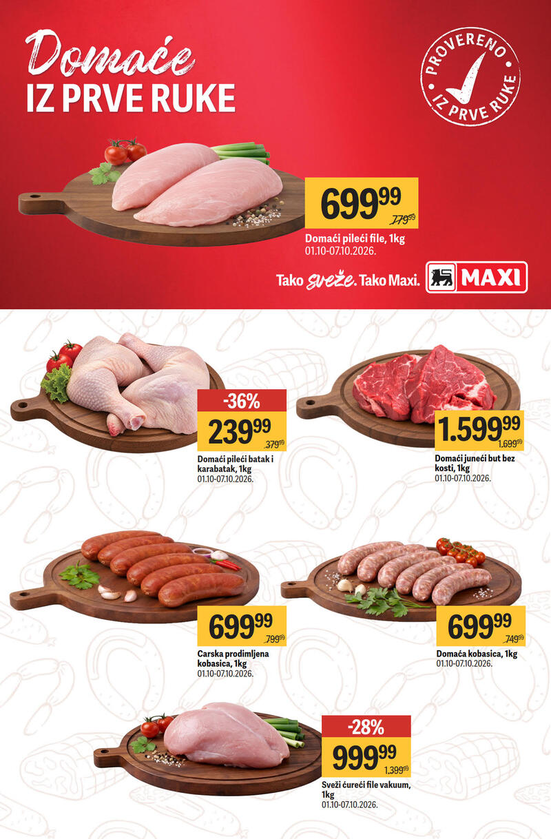 Maxi katalog – Nedeljna akcija
