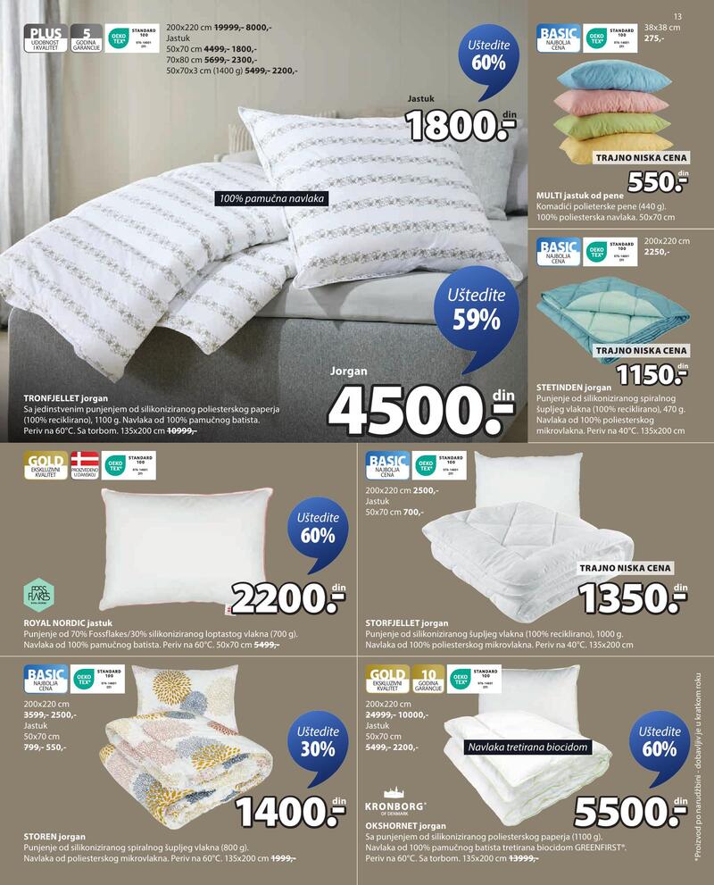 JYSK katalog nameštaj