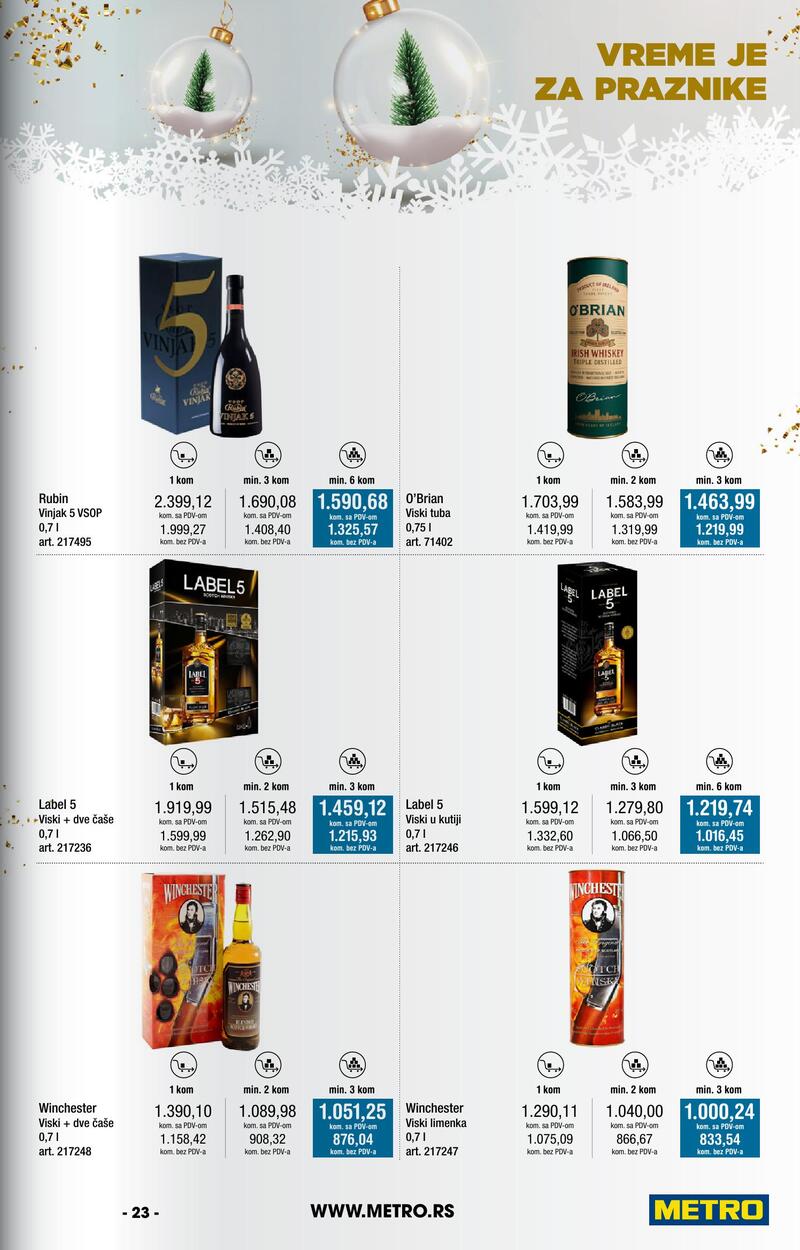 Metro katalog praznična ponuda