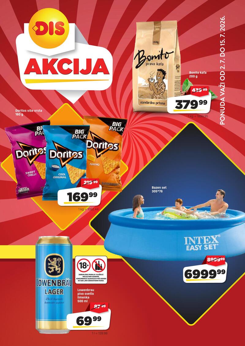 DIS Market katalog akcija DIS katalog hrana