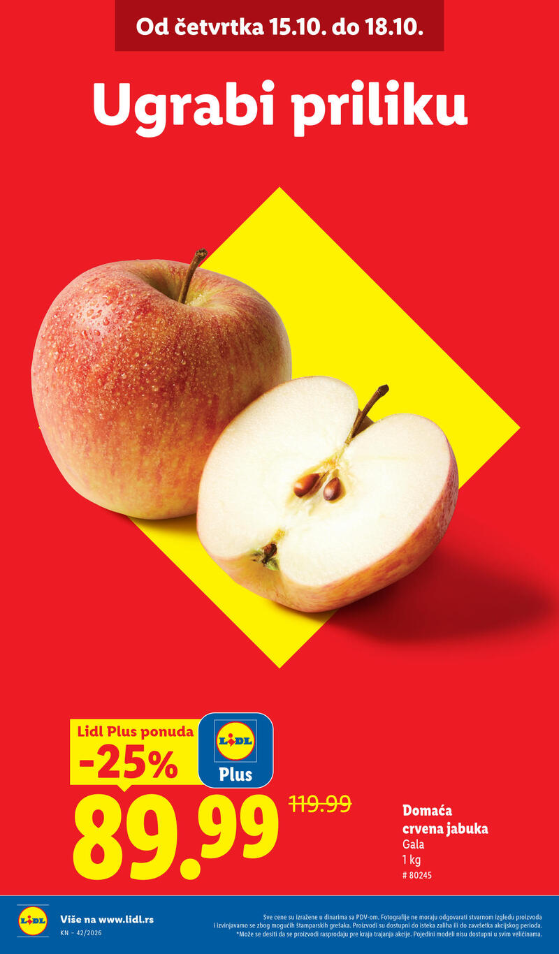 Lidl katalog - Nedeljna akcija