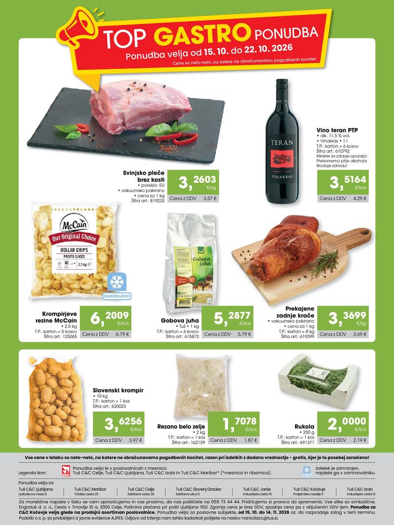 Tuš Cash & Carry katalog - Gostinec
