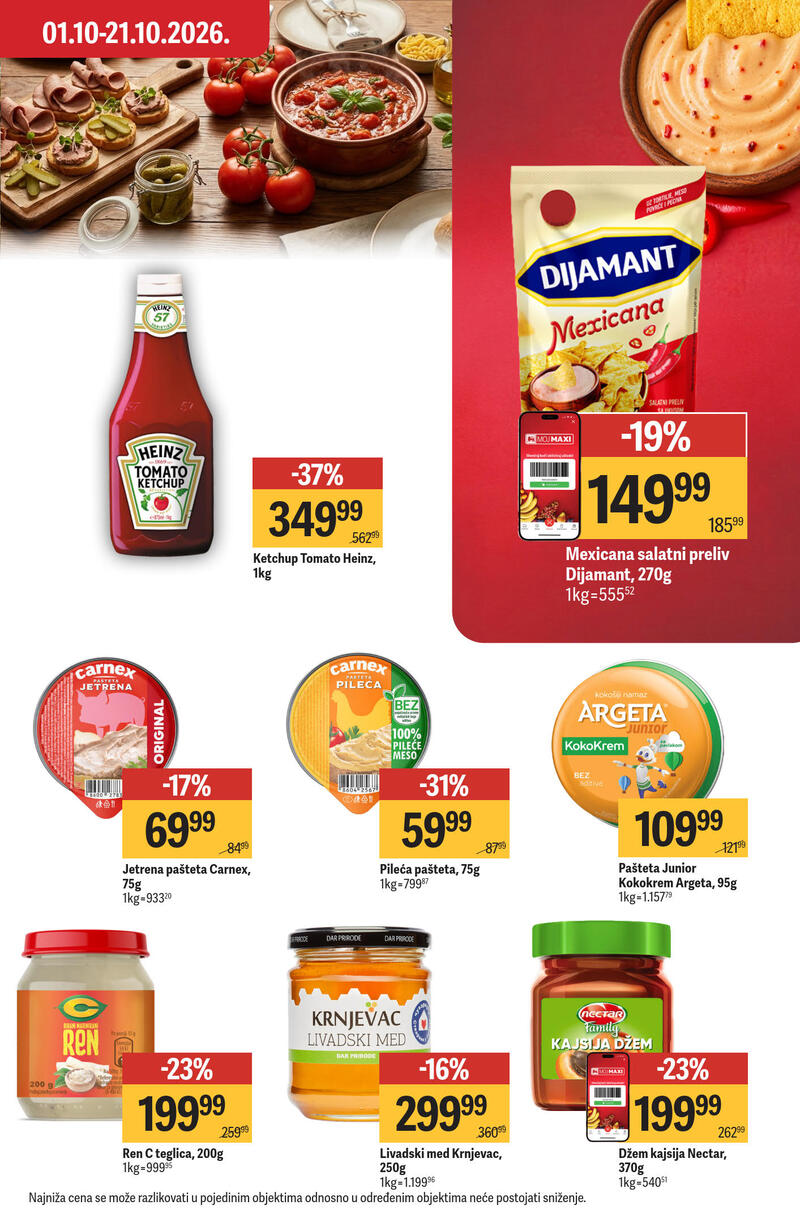 Maxi katalog – Nedeljna akcija