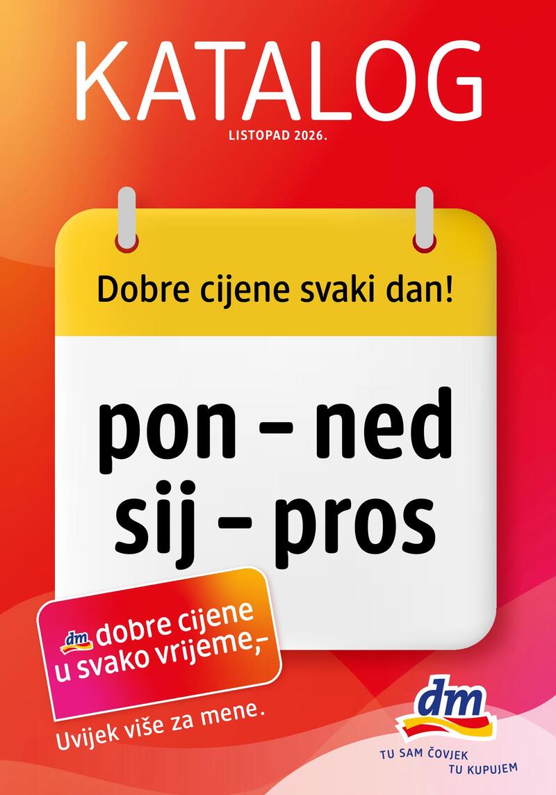 DM katalog akcija Mjesečna akcija