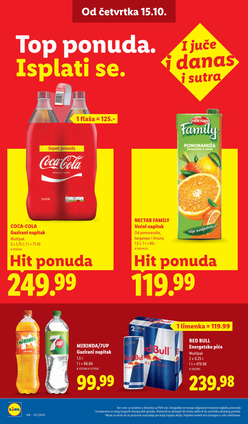 Lidl katalog - Nedeljna akcija