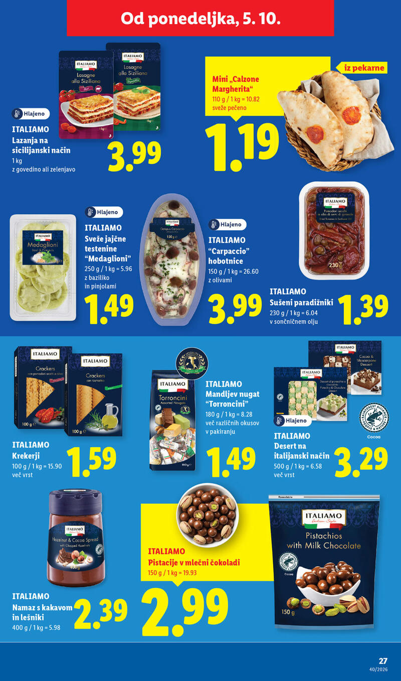 Lidl katalog - Tedenska akcija