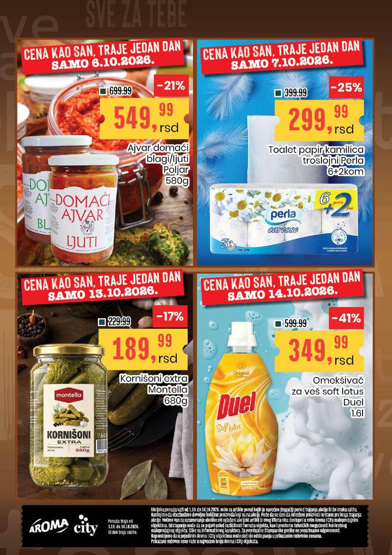 Aroma Market katalog - Dvonedeljna akcija
