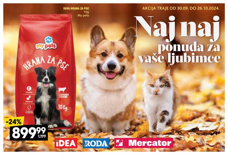 Idea Naj-naj ponuda za vaše ljubimce